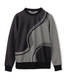 JOSEPH HOMME CRAWLING JAQUARD KNIT