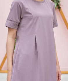 Tiaclasse L 【洗える・接触冷感・紫外線ケア・サラごこち】はしごレースチュニック