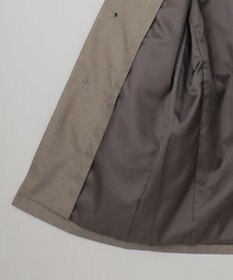 GOTAIRIKU 25年新作/3シーズン対応【防水/軽量/シワになりにくい】メランジカルゼ ステンカラーコート_無地