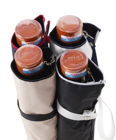 MOONBAT POLO RALPH LAUREN 晴雨兼用日傘 折りたたみ傘 ワンポイントPP／一級遮光 遮熱 UV