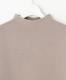 自由区 【WEB限定カラーあり】【セットアップ対応・洗える】レーヨンストレッチモックネック ニット