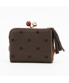 UNBILLION ペルケ perche / アクリル玉がま口2つ折り財布