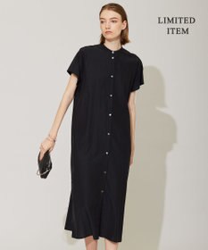 ICB 【WEB限定・洗える】 バンドカラーワンピース