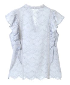 CRAFT STANDARD BOUTIQUE インド綿フリル使いシフリーブラウス