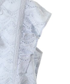 CRAFT STANDARD BOUTIQUE インド綿フリル使いシフリーブラウス