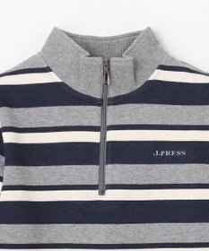 J.PRESS KIDS 【140-170cm】ハーフジップ ボーダー トレーナー