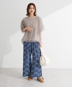 Green Parks 柄イージーパンツⅠ（ワイド）