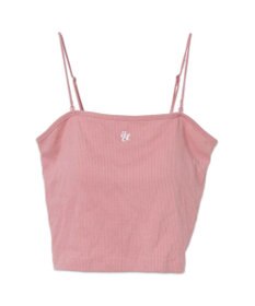 WEGO 【カップ付き/SMサイズ展開】nachumoreショートワンポイントキャミ