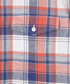 J.PRESS MEN 【WEB・一部店舗限定】コットンリネンチェック シャツ/B.D