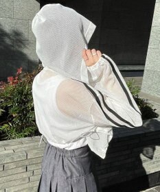 WEGO Wジップラインメッシュパーカー