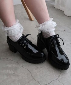 WEGO レースアップヒールシューズ