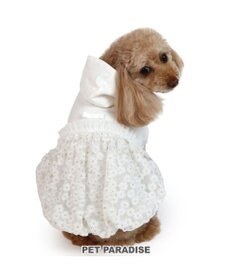 PET PARADISE ペットパラダイス ドッキングパーカー 《ホワイト》 小型犬