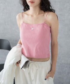 WEGO 【カップ付き/SMサイズ展開】nachumoreショートワンポイントキャミ