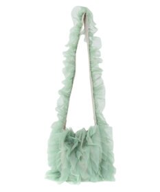 Green Parks ・ＱＵＯＮ　チュールフリルミニショルダー