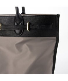 UNBILLION 【テレビ ドラマ着用アイテム】ペルケ perche / ナイロン牛革ヒネリ金具トートバッグ