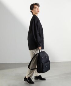 Y'SACCS 【ナイロンタフタ×リサイクルレザー】デイリーリュック