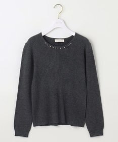 ANY SIS 【洗える】プチジュエル ニット