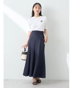 earth music&ecology パール付きマーメイドスカート