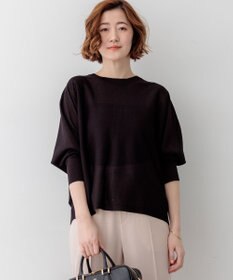 23区 【先行予約】シャイニーシアー ドルマン ニット