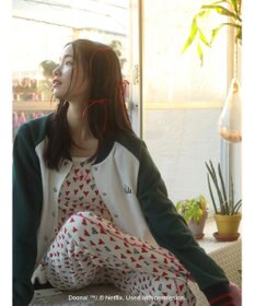 Green Parks ●ＤＯＯＮＡ！　配色スウェットスタジャン