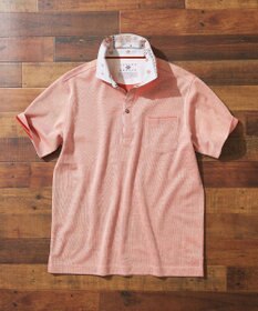 JOSEPH ABBOUD 【愛されて20年！オーガニックコットン使用】 バンダナプリント ダディ ポロシャツ