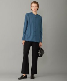 ICB L 【WEB限定カラーあり・洗える】 ライトダブルクロス ストレートパンツ