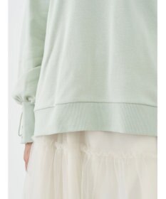 earth music&ecology 袖レースアップウラケプルオーバー