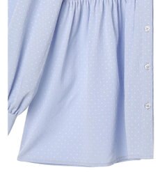 earth music&ecology リボン付き切り替えギャザーシャツチュニック