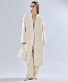 BEIGE， ZION / ウールロングチェスターコート