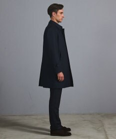 GOTAIRIKU 25年新作/3シーズン対応【防水/軽量/シワになりにくい】メランジカルゼ ステンカラーコート_無地