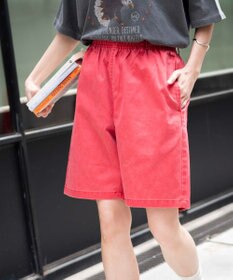 WEGO 【ユニセックス着用ITEM/ウエストゴム】リラックスイージーショーツ