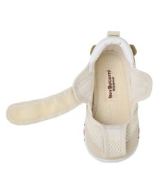 MIKI HOUSE HOT BISCUITS 【11.5-13.5cm】かかと顔 メッシュ ファーストベビーシューズ