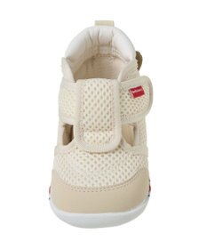 MIKI HOUSE HOT BISCUITS 【11.5-13.5cm】かかと顔 メッシュ ファーストベビーシューズ