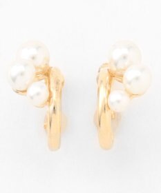 ANY 【WEB限定】パールフープイヤリング(両耳用)