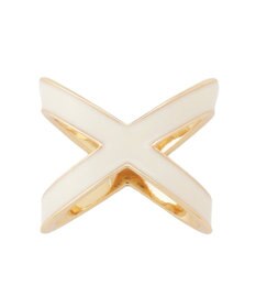 MOONBAT Luna Luce(ルナルーチェ)スカーフリング パール調 Cross Ring お手持ちのスカーフを通すだけ ギフト