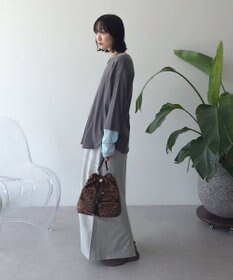 Green Parks 袖チュールリブプルオーバーⅡ