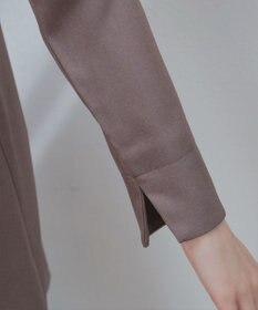 Tiaclasse 【洗える】ピンタックチュニックブラウス