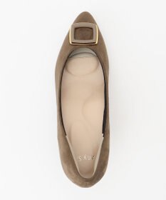 ANY SIS 【WEB&一部店舗限定】バックルスエード パンプス