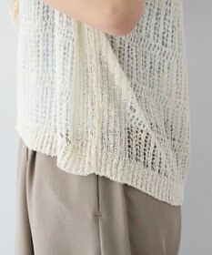 CRAFT STANDARD BOUTIQUE ノットヤーン透かしビスチェ