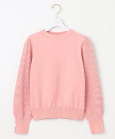 ANY SIS 【CICA加工・選べる9色展開】スリットポイントボトルネック ニット