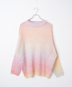 WEGO グラデーションメッシュニット