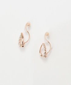 Phoebe 【痛くないシリーズ】【金属アレルギー対応】メテオドロップライトフィットイヤリング　シャンパンゴールド
