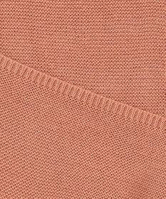 ANY 【洗濯機可/アンチピリング/UVカット】アクリルガーターフレンチスリーブニット