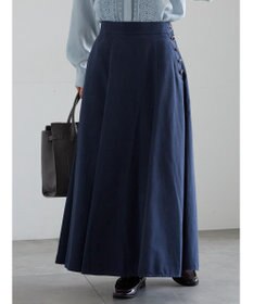 Te chichi サイドボタンピーチフレアスカート