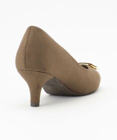 ANY SIS 【WEB&一部店舗限定】バックルスエード パンプス