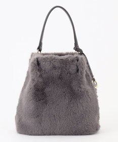 組曲 ファーバケット バッグ