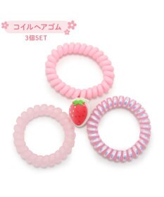 Mother garden マザーガーデン 野いちご コイルヘアゴム 3個セット