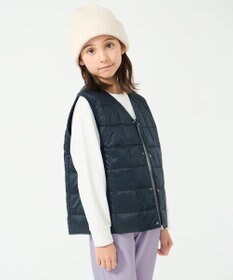 UNFILO 【120-150cm】TAION Vネック ダウンベスト(UNISEX)