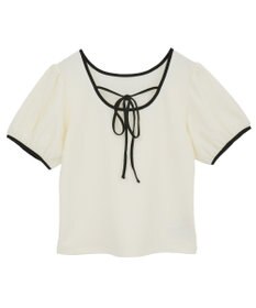 earth music&ecology マルチウェイ配色リボンカットプルオーバー