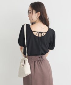 earth music&ecology マルチウェイ配色リボンカットプルオーバー